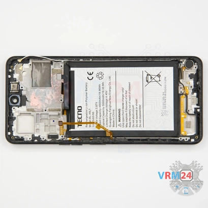 How to disassemble Tecno Camon 19, Step 18/1