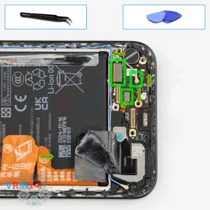 Cómo desmontar Huawei Nova 13, Paso 12/1