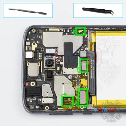 Como desmontar Motorola Moto E5 Plus XT1924 por si mesmo, Passo 16/1