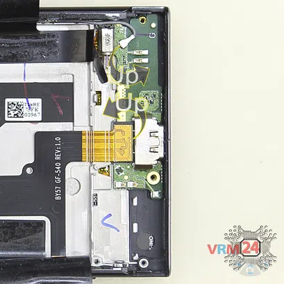 How to disassemble Sony Xperia XA1, Step 7/2