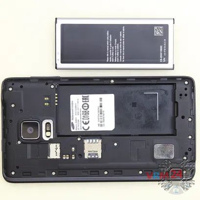 How to disassemble Samsung Galaxy Note Edge SM-N915, Step 2/2