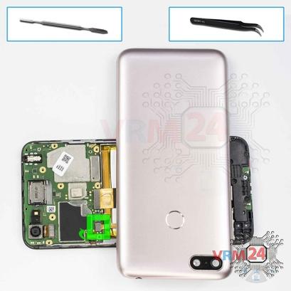 How to disassemble Lenovo A5, Step 6/1