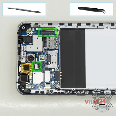 How to disassemble Prestigio Muze X5, Step 8/1