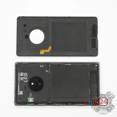 Cómo desmontar Nokia Lumia 830 RM-984, Paso 1/2