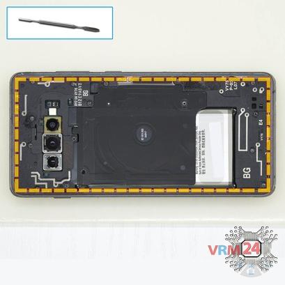 How to disassemble Samsung Galaxy S10 Plus SM-G975, Step 4/1