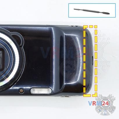 How to disassemble Samsung Galaxy S4 Zoom SM-C101, Step 2/1