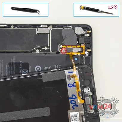 How to disassemble Meizu Pro 7 M792H, Step 4/1