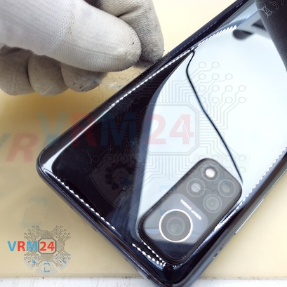 How to disassemble Xiaomi Mi 10T Pro, Step 3/4