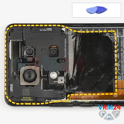 How to disassemble Xiaomi Redmi Note 14 Pro, Step 5/1