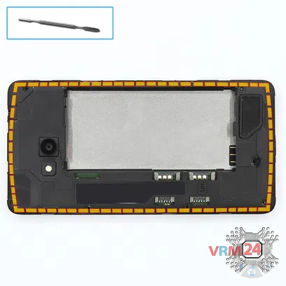 How to disassemble Microsoft Lumia 640 DS RM-1077, Step 4/1