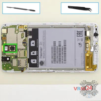 How to disassemble Huawei Honor 3X, Step 6/1