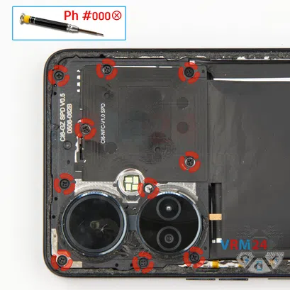 How to disassemble Tecno Camon 19, Step 4/1