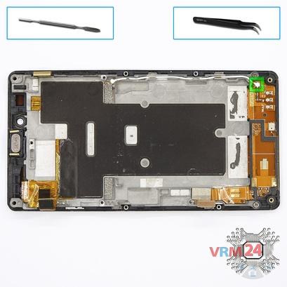 How to disassemble Alcatel OT View 5040X, Step 9/1
