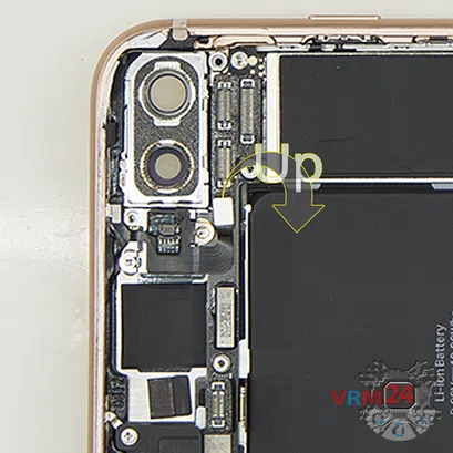 Cómo desmontar Apple iPhone 8 Plus, Paso 13/2