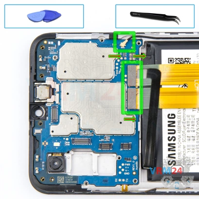 Como desmontar Samsung Galaxy A03s SM-037 por si mesmo, Passo 10/1