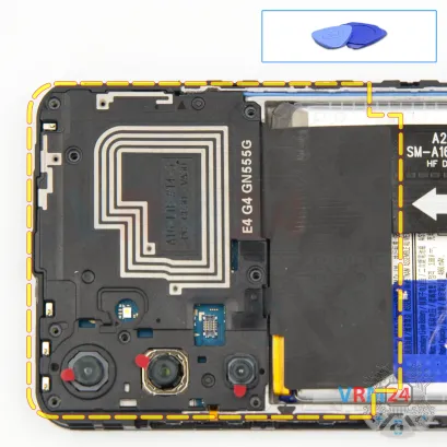 How to disassemble Samsung Galaxy A16 SM-A166, Step 8/1