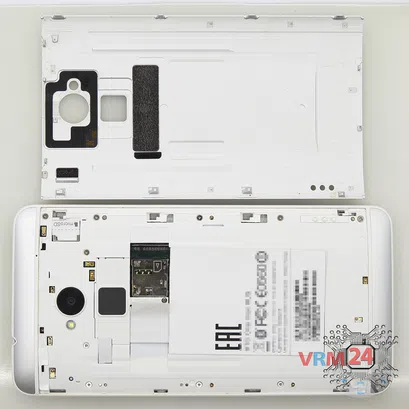 How to disassemble HTC One Max, Step 1/2