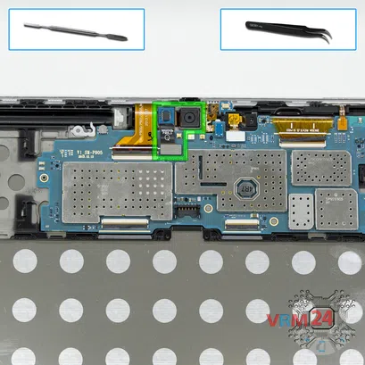 Cómo desmontar Samsung Galaxy Note Pro 12.2'' SM-P905, Paso 18/1