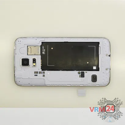 How to disassemble Samsung Galaxy S5 SM-G900, Step 3/3