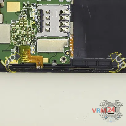 How to disassemble HTC Desire 326G, Step 9/2