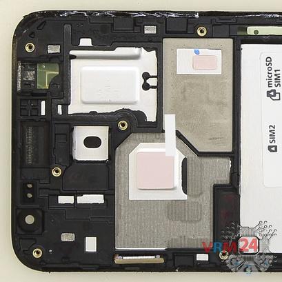How to disassemble Samsung Galaxy J3 (2016) SM-J320, Step 11/2