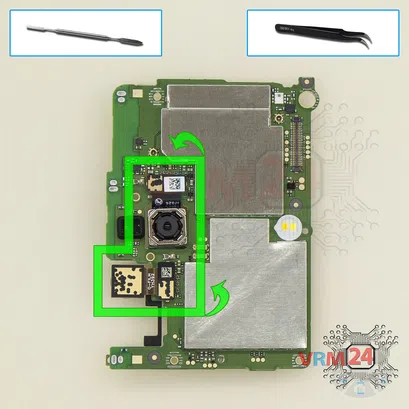 Cómo desmontar Nokia 6.1 TA-1043, Paso 15/1