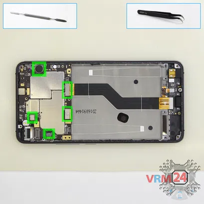 How to disassemble Meizu U20 U685Q, Step 12/1