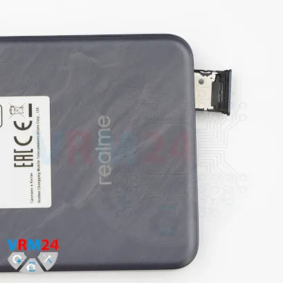 How to disassemble Realme 13+, Step 2/2