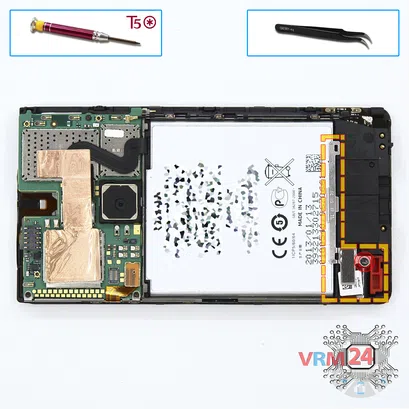 How to disassemble Nokia Lumia 920 RM-820, Step 6/1