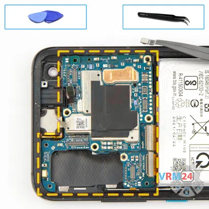 How to disassemble Asus ZenFone 8 I006D, Step 17/1