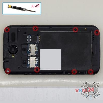 How to disassemble Micromax Bolt A82, Step 3/1