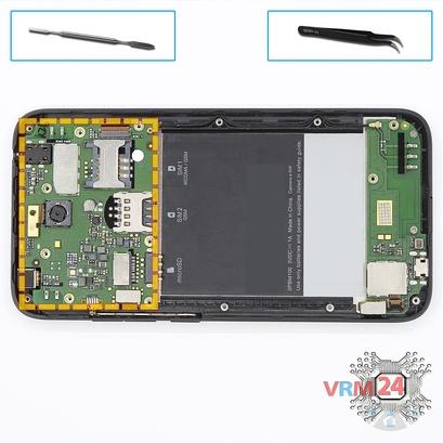 How to disassemble HTC Desire 616, Step 7/1