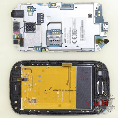 Cómo desmontar Samsung Galaxy Fame GT-S6810, Paso 7/2