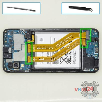 How to disassemble Samsung Galaxy A30 SM-A305, Step 6/1