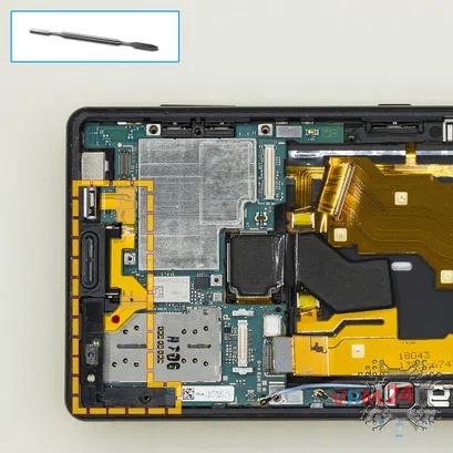 Cómo desmontar Sony Xperia XZ2, Paso 24/1