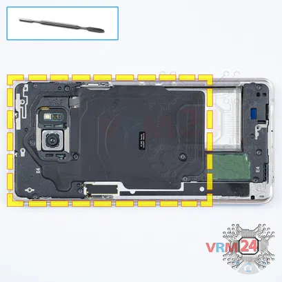Cómo desmontar Samsung Galaxy Note FE SM-N935, Paso 5/1