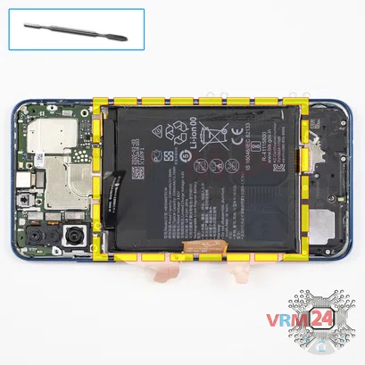 How to disassemble Huawei Honor 20S, Step 11/2