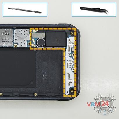 How to disassemble Samsung Galaxy S6 Active SM-G890, Step 7/1