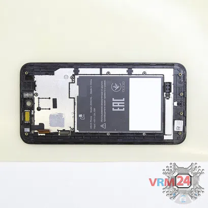 Cómo desmontar Asus ZenFone Selfie ZD551KL, Paso 13/1