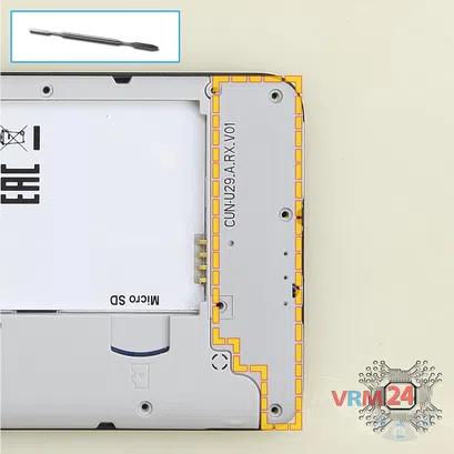 Как разобрать Huawei Y5II, Шаг 4/1