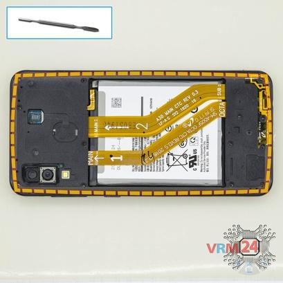 How to disassemble Samsung Galaxy A30 SM-A305, Step 5/1