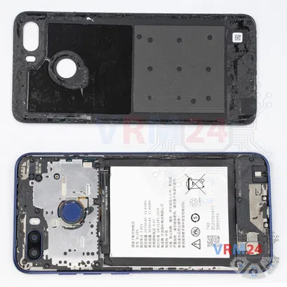 How to disassemble Lenovo K5 play, Step 3/2