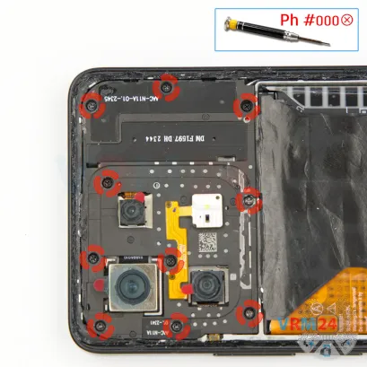 Como desmontar Xiaomi Poco X6 Pro por si mesmo, Passo 5/1