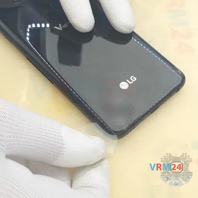 Como desmontar LG V40 ThinQ V405 por si mesmo, Passo 3/4