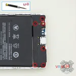 How to disassemble Xiaomi Redmi Pro, Step 4/1