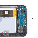 Como desmontar Samsung Galaxy A13 SM-A135 por si mesmo, Passo 12/2