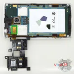 How to disassemble Sony Ericsson Xperia X10, Step 5/2