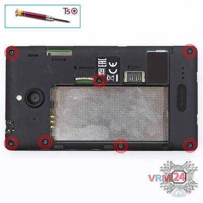 How to disassemble Nokia X2 RM-1013, Step 3/1