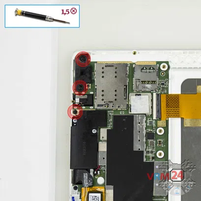 Как разобрать Lenovo Tab 2 A8-50, Шаг 6/1