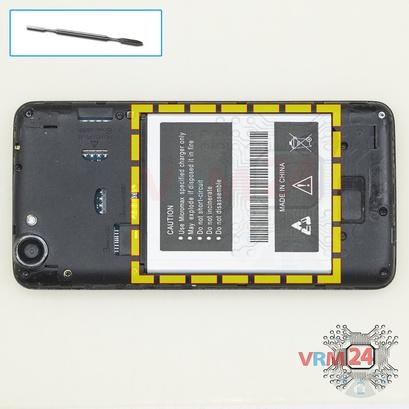 How to disassemble Micromax Bolt Q338, Step 2/1
